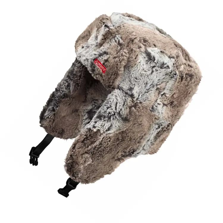 Supreme FW24 WEEK 17 USHANKA HAT Cotton Trapper Hat Unisex Brown/Black 4