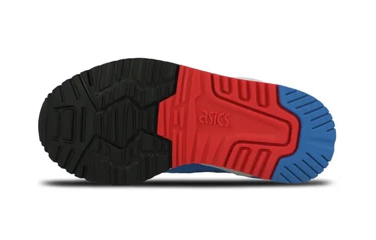 Asics Gel-Lyte 3 Uşaq Qaçış Ayaqqabısı Göy/Qırmızı 6