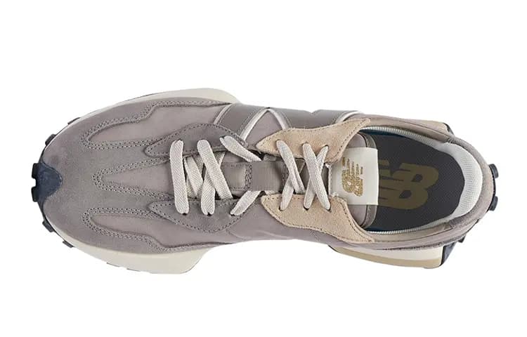 New Balance 327 Grey White Gold GS 3