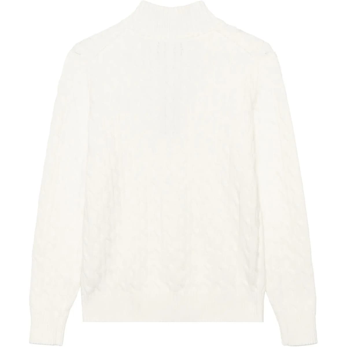 Polo Ralph Lauren Cable Knit Yarım Fermuarlı Sviter Uşaq Ağ 2