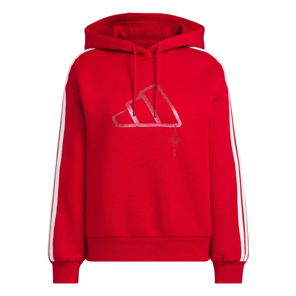 Adidas Qadın Sweatshirt Enerji Qırmızısı