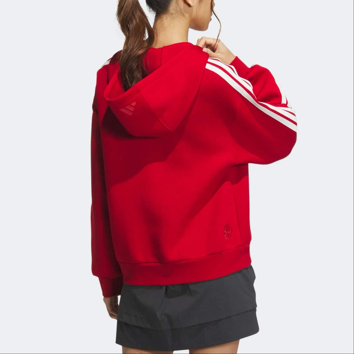 Adidas Qadın Sweatshirt Enerji Qırmızısı 3