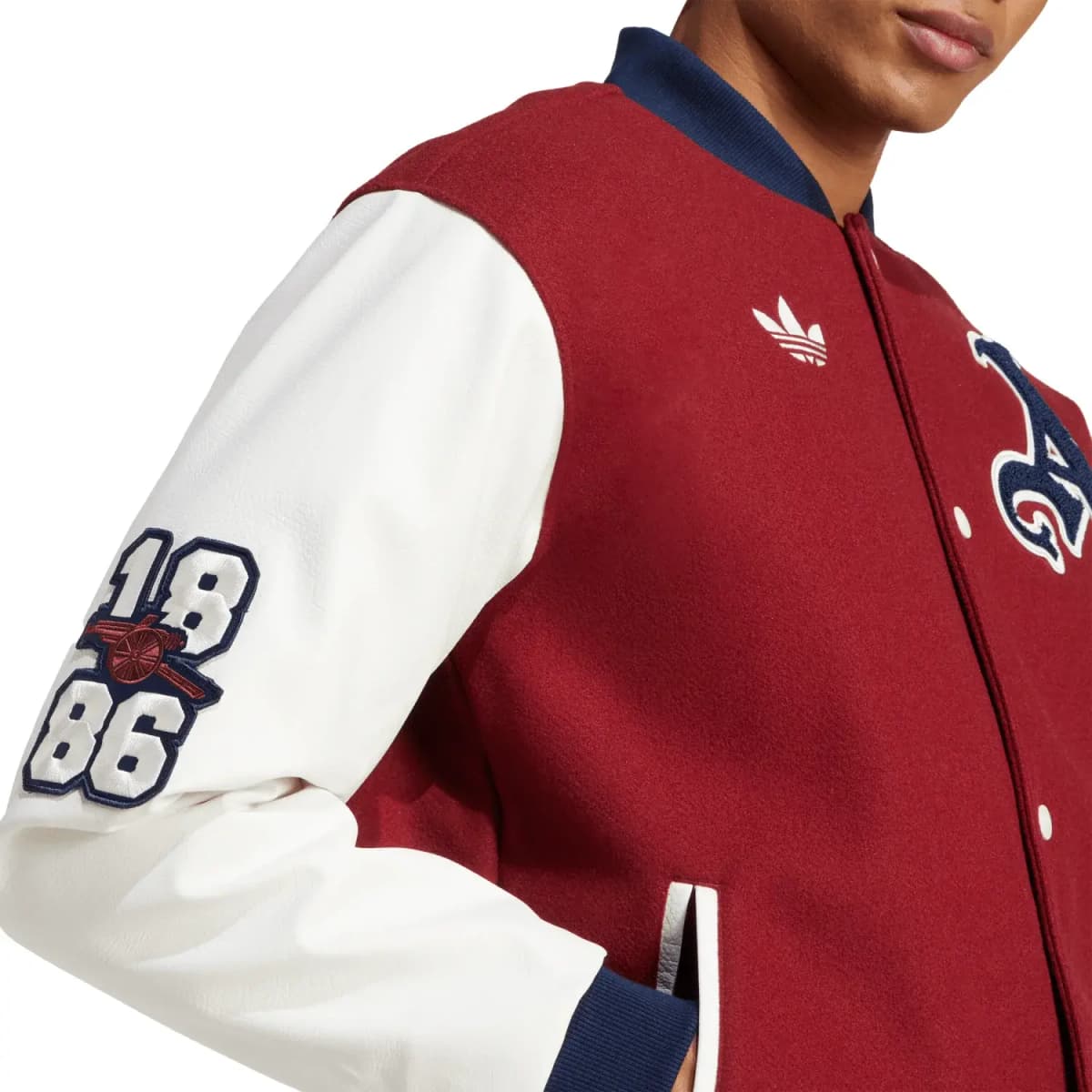 Adidas Originals Unisex Puffer Kurtkası Tünd Qırmızı 6