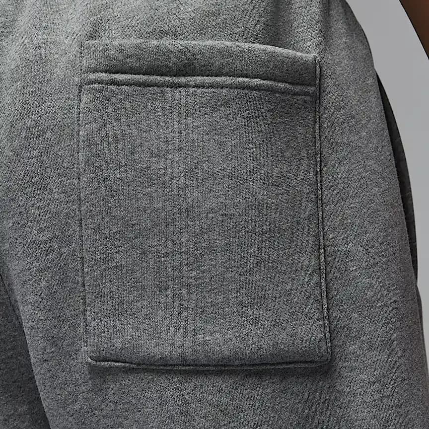 Jordan Brooklyn Fleece Kişi Şalvarı Karbon Boz/Ağ 5