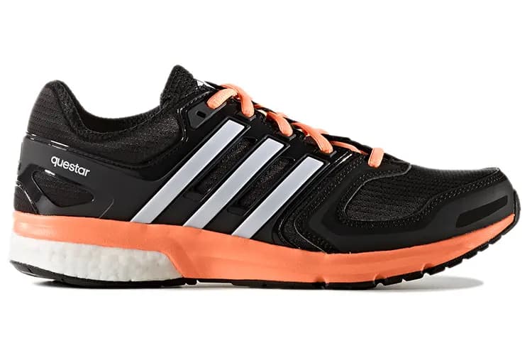 Adidas Questar Qadın İdman Ayaqqabısı Qara/Ağ/Narıncı 2
