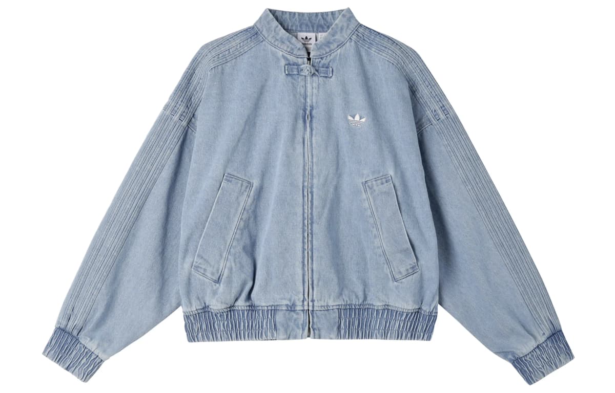 adidas originals Year of the Snake Denim Pencək Qadın Light Blue