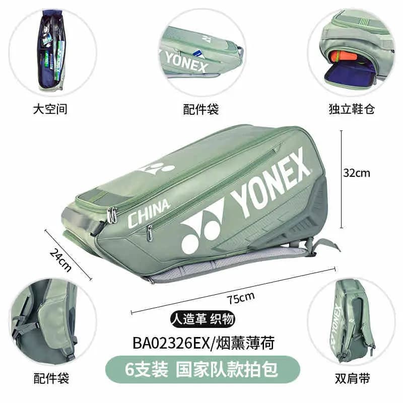 YONEX İdman Çantası Tüstü Nanə Unisex 2