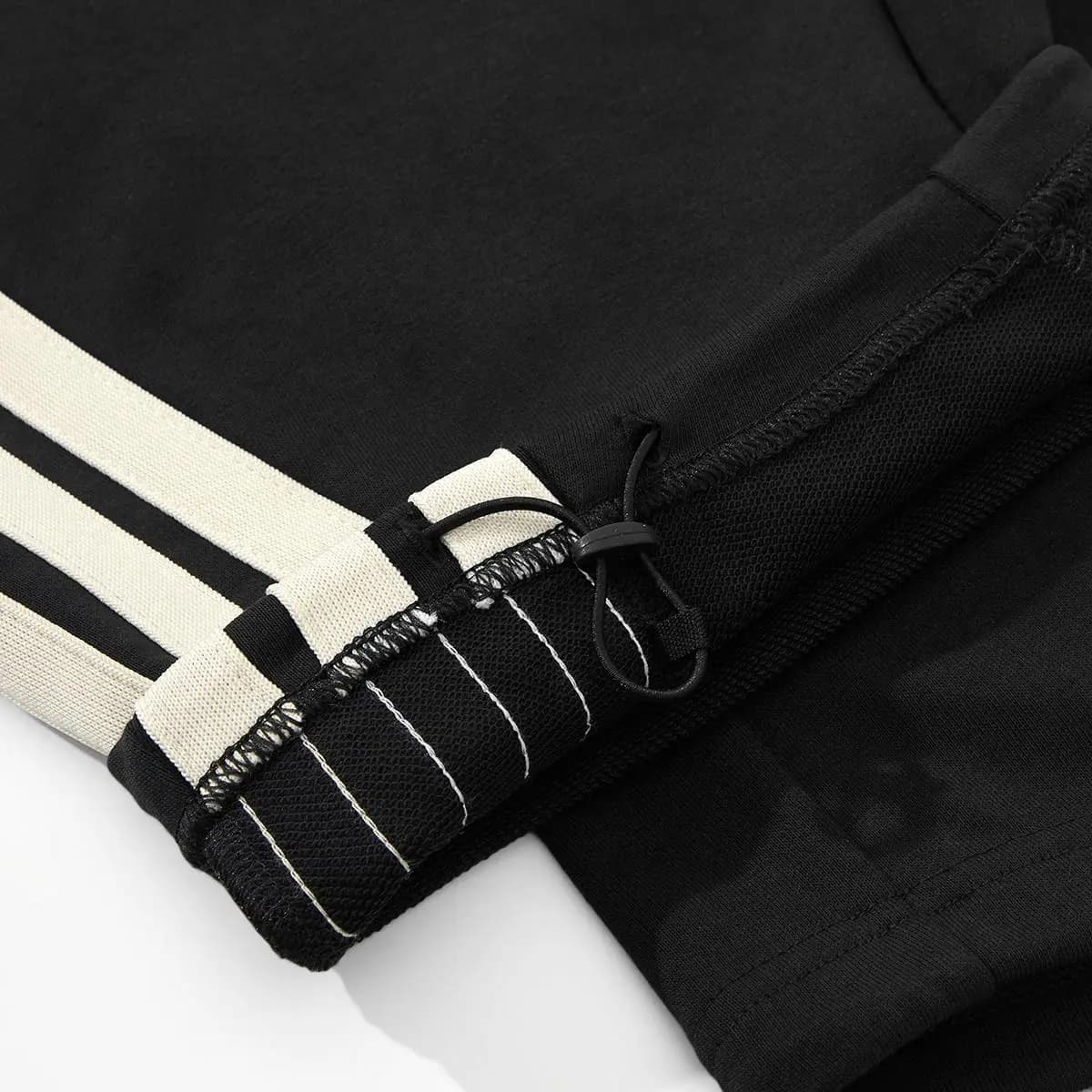 adidas Fashion Versatile Outdoor Casual Knit Sweatpants Unisex Black 5