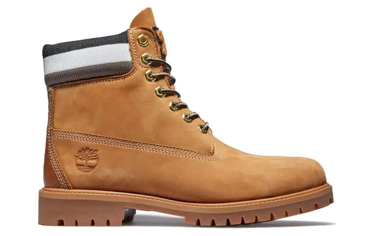 Timberland Heritage 6 Inch Waterproof Boot 'Wheat Nubuck With Black' 2