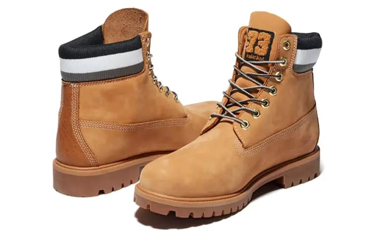 Timberland Heritage 6 Inch Waterproof Boot 'Wheat Nubuck With Black' 5