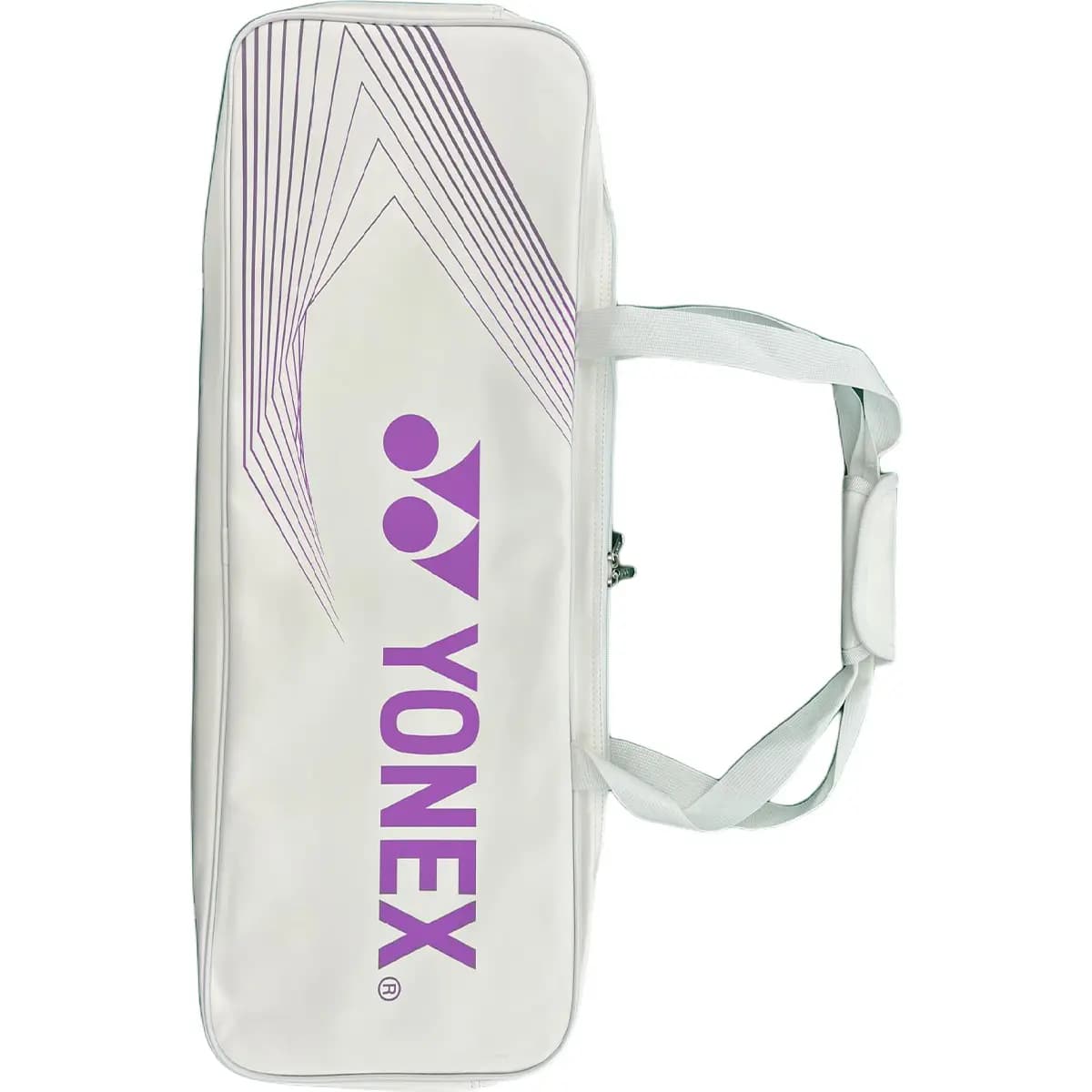 Yonex Lightweight Sturdy Minimalist Gym Bag Regular Unisex White/Lavender 2