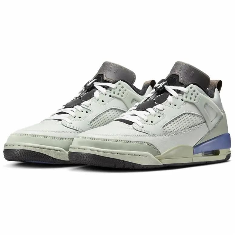 JORDAN Spizike Kişi Basketbol Ayaqqabısı Gümüşü/Boz/Mavi 2