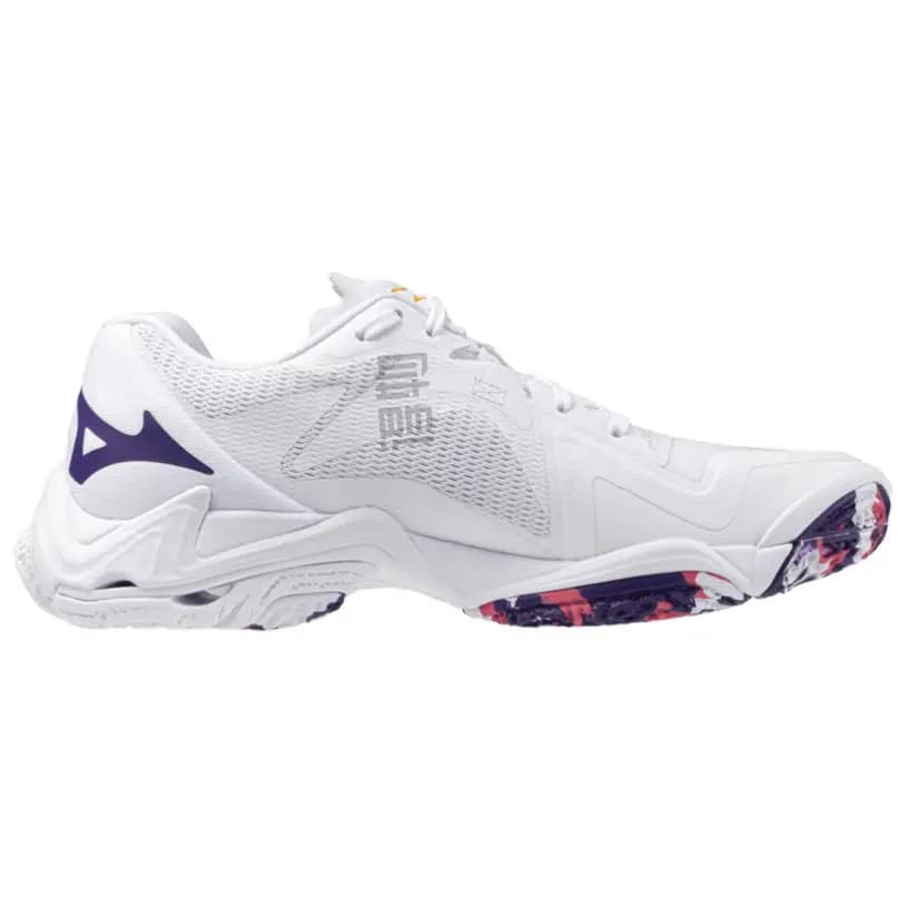 Mizuno Wave Lightning Z8 'White Violet Indigo' Qadın 2