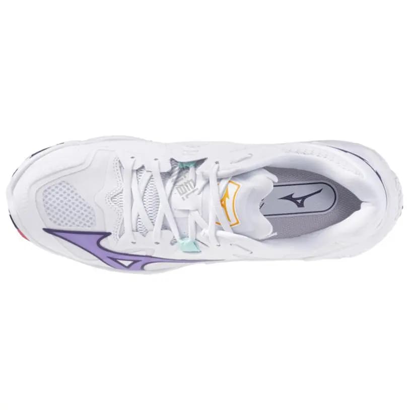 Mizuno Wave Lightning Z8 'White Violet Indigo' Qadın 3
