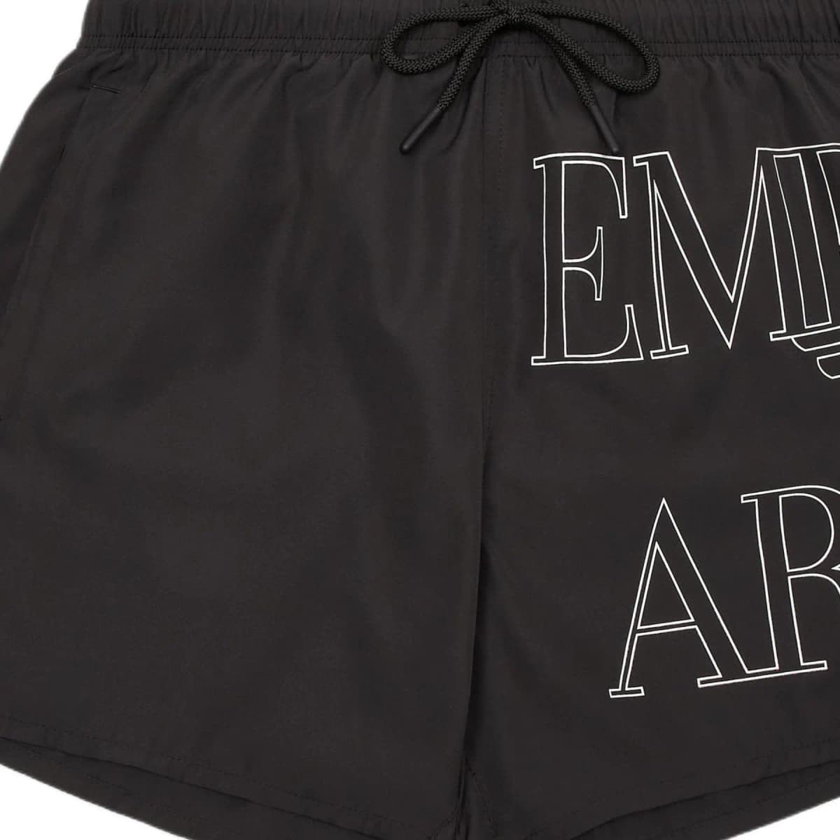 EMPORIO ARMANI Kişi Çimərlik Şortu Qara 6
