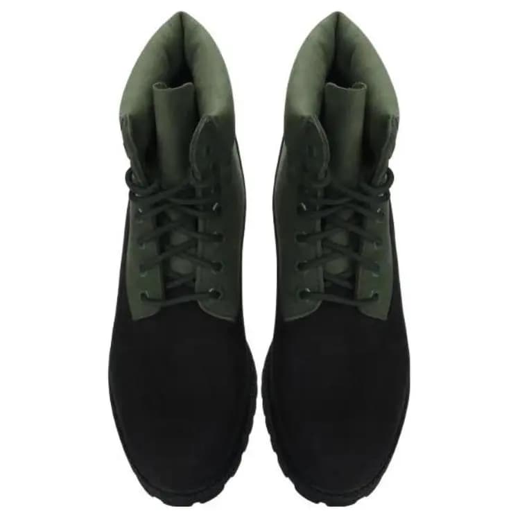 Timberland Kişi Boğazlı Çəkmə Qara/Yaşıl 4