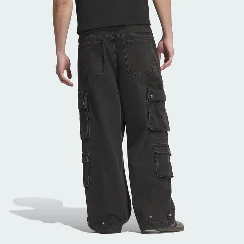 Adidas Originals Jeans Kişi Ayaqqabısı Qara 4
