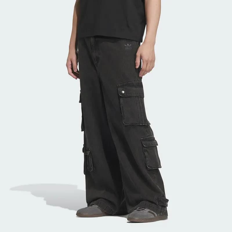 Adidas Originals Jeans Kişi Ayaqqabısı Qara 3