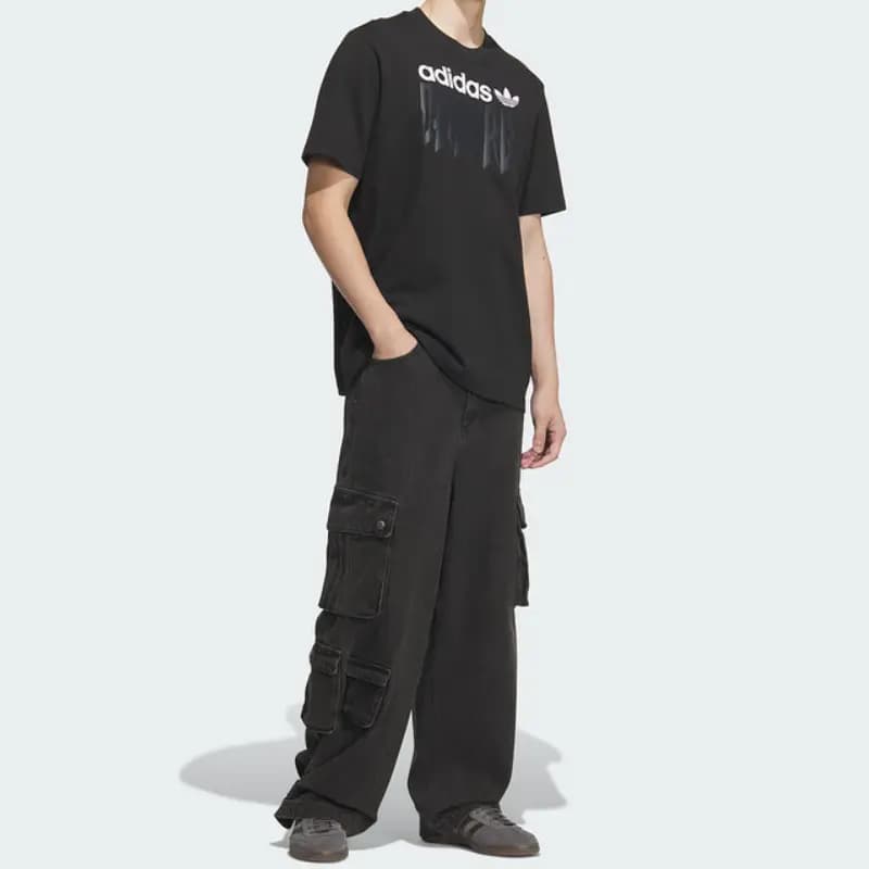 Adidas Originals Jeans Kişi Ayaqqabısı Qara 5