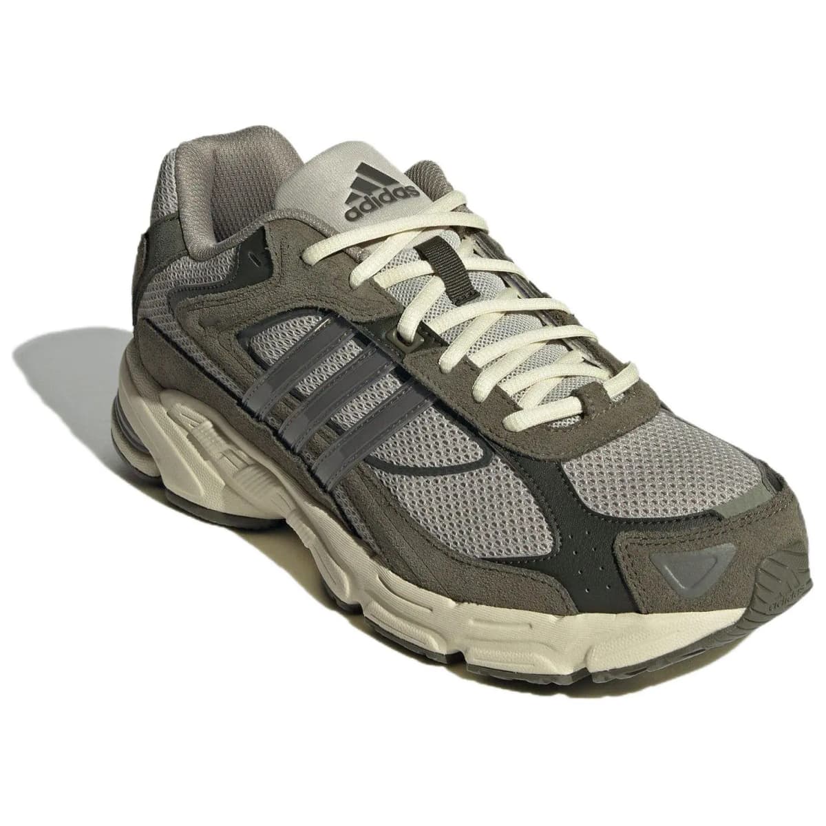 Adidas RESPONSE CL Unisex İdman Ayaqqabısı Boz/Yaşıl 3