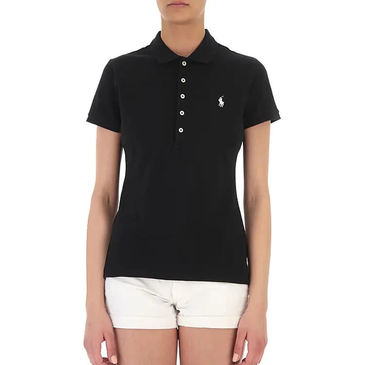 Polo Ralph Lauren Qadın Polo Köynəyi Qara 3