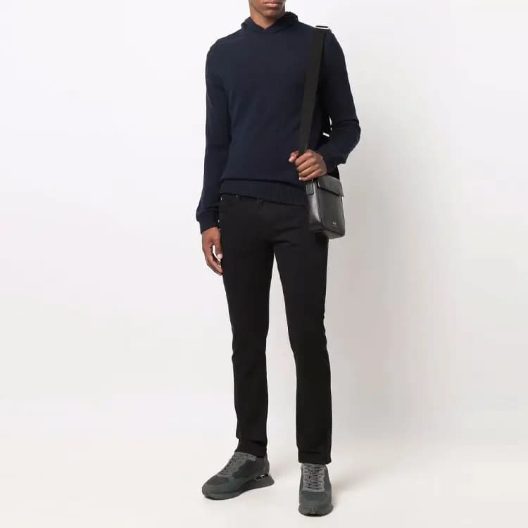 EMPORIO ARMANI FW21 Kişi Sviteri Göy 2