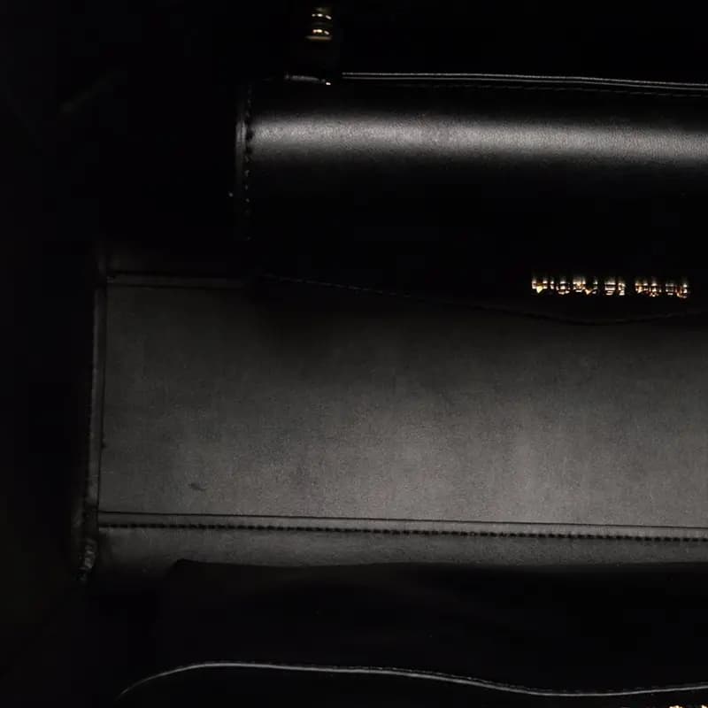 MICHAEL KORS Kimberly Dəri Çanta Qadın Qara 3