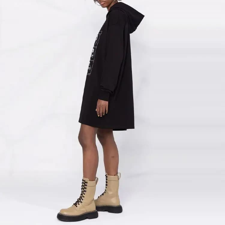 MM6 Maison Margiela Long-Sleeved Dresses Women's Black 4
