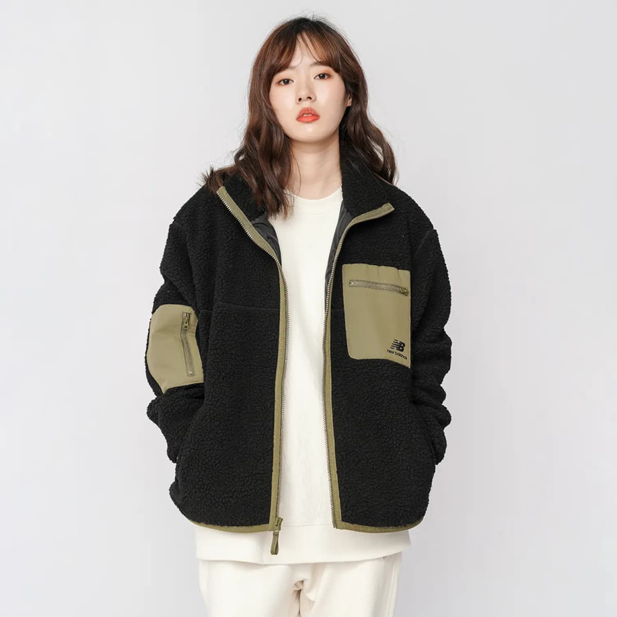 New Balance Velvet Jackets Women's Black 3