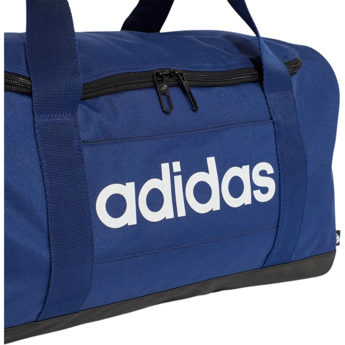 adidas LINEAR DUFFEL Çiyin Çantası Unisex Tünd Göy/Ağ 4