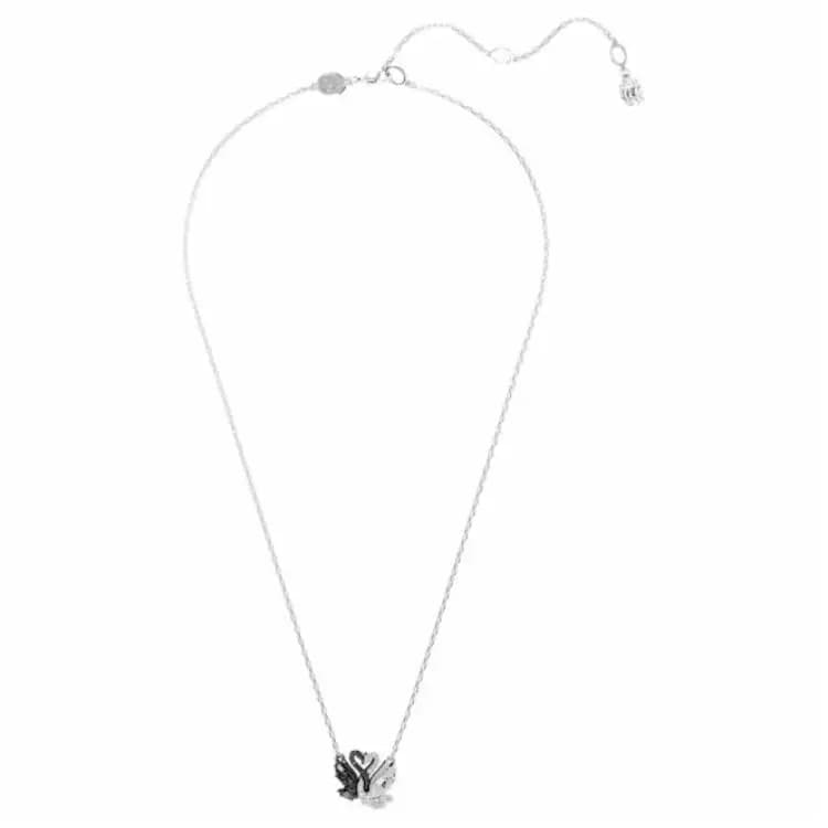 Swarovski Swan Boyunbağı Unisex Gümüşü 2