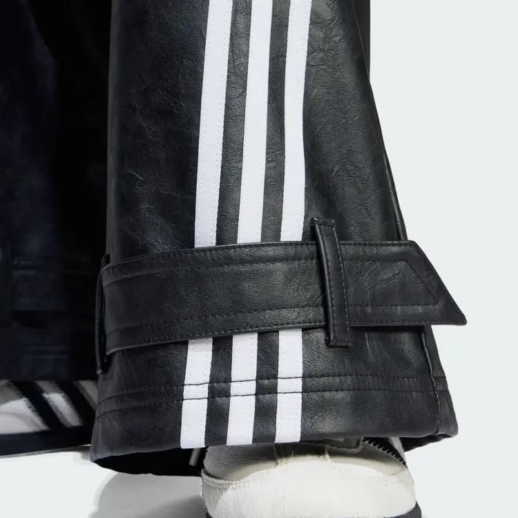 adidas originals Classic Sport Series Loose Fashion Stripe Casual Cargo Pants Women's Black 5