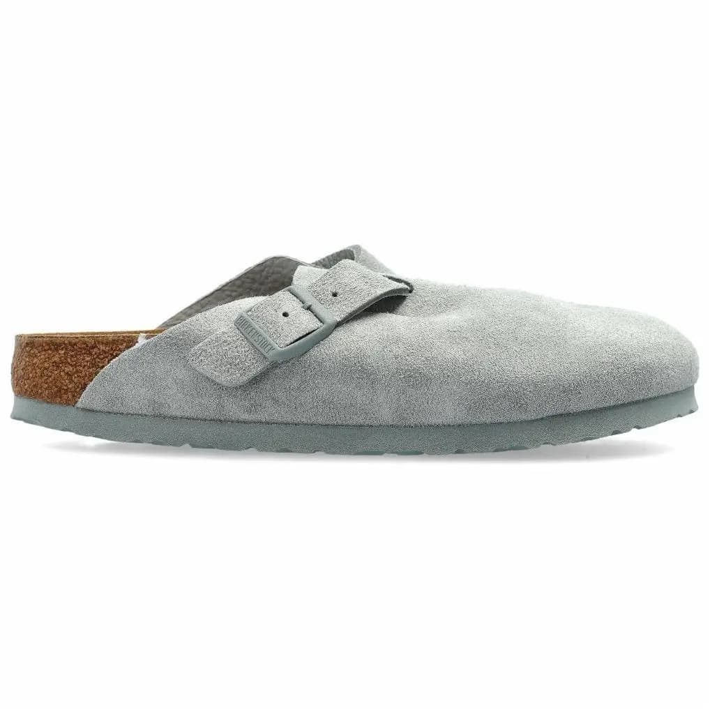 Birkenstock Boston Suede Qadın Pure Sage 2