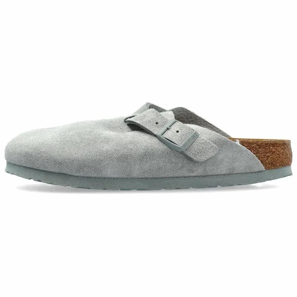 Birkenstock Boston Suede Qadın Pure Sage
