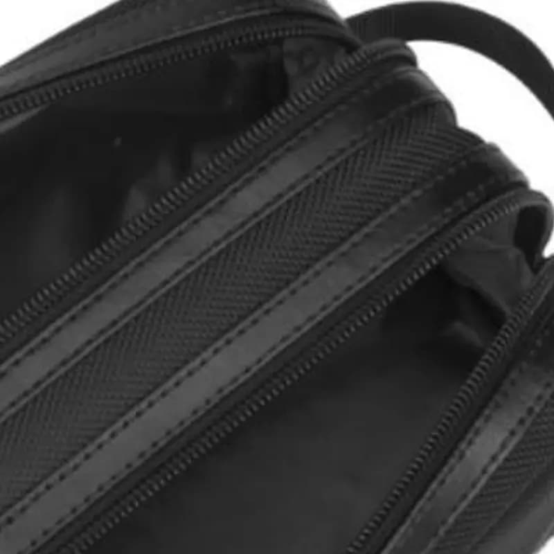 SAMSONITE Zipper Closure Brand Logo Fabric Toiletry Bag Unisex Black 5