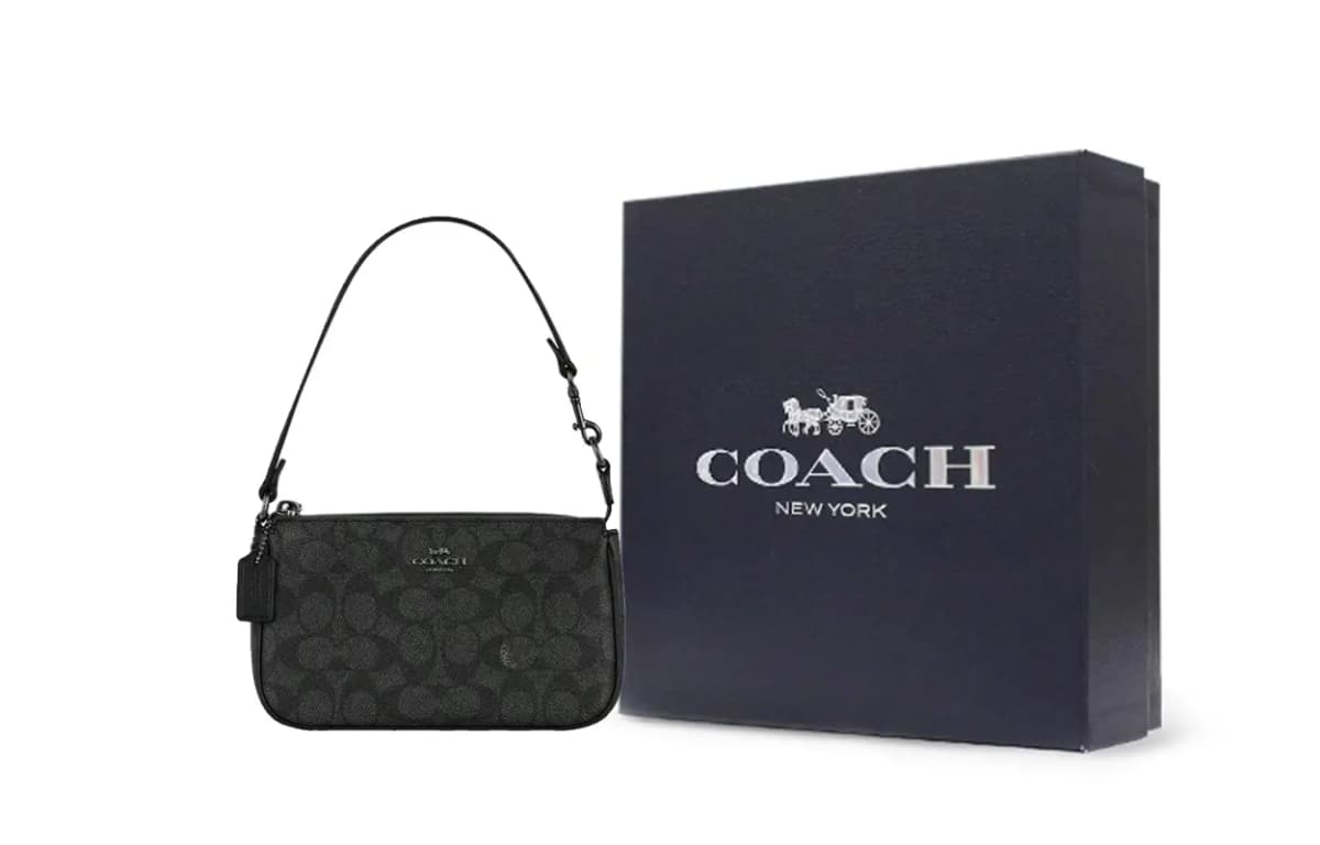 COACH Nolita 19 Qadın Çantası Tünd Boz 8