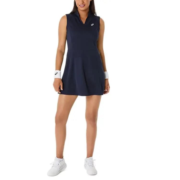Asics COURT DRESS Qadın Qolsuz Don Gecə Mavisi 4