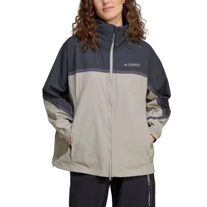 adidas x National Geographic Qadın Pencəyi Qara/Taupe