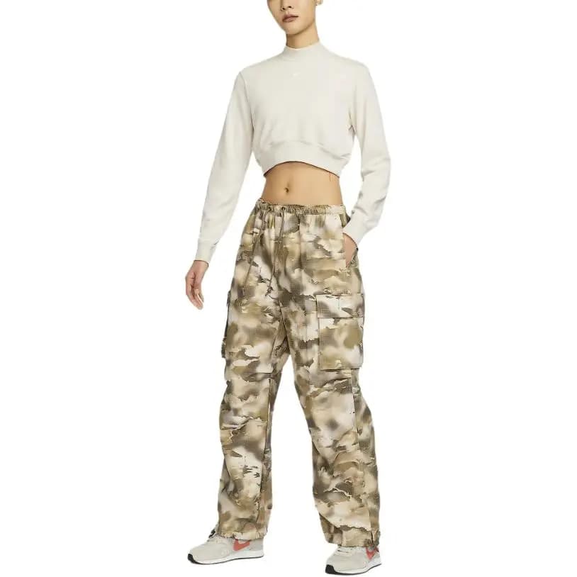 Nike Sportswear Qadın Karqo Şalvar Qəhvəyi/Bej 5