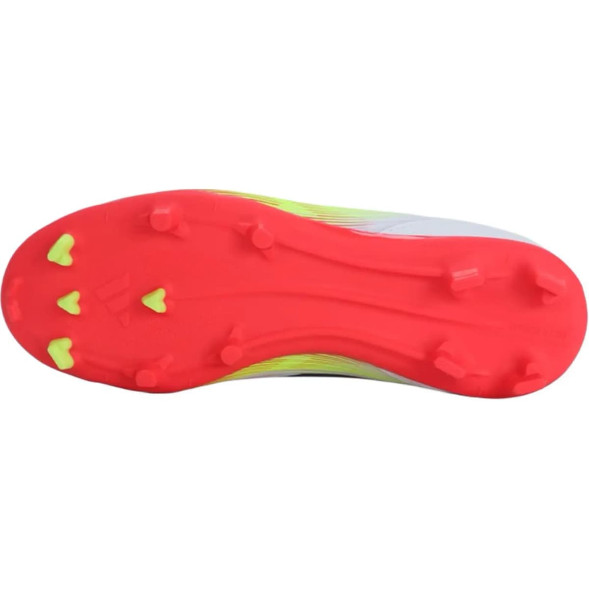 adidas F50 League LL FG/MG Uşaq Futbol Ayaqqabısı Ağ/Qırmızı 4
