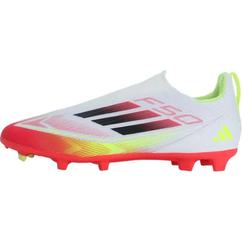 adidas F50 League LL FG/MG Uşaq Futbol Ayaqqabısı Ağ/Qırmızı