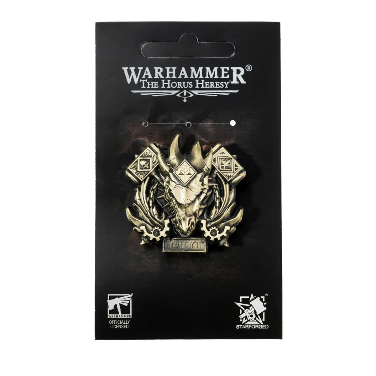 STARFORGED Warhammer 30K Burning Galaxy-Fire Lizard Honor Warband Badge Brooch Merch Starforged Badges 3