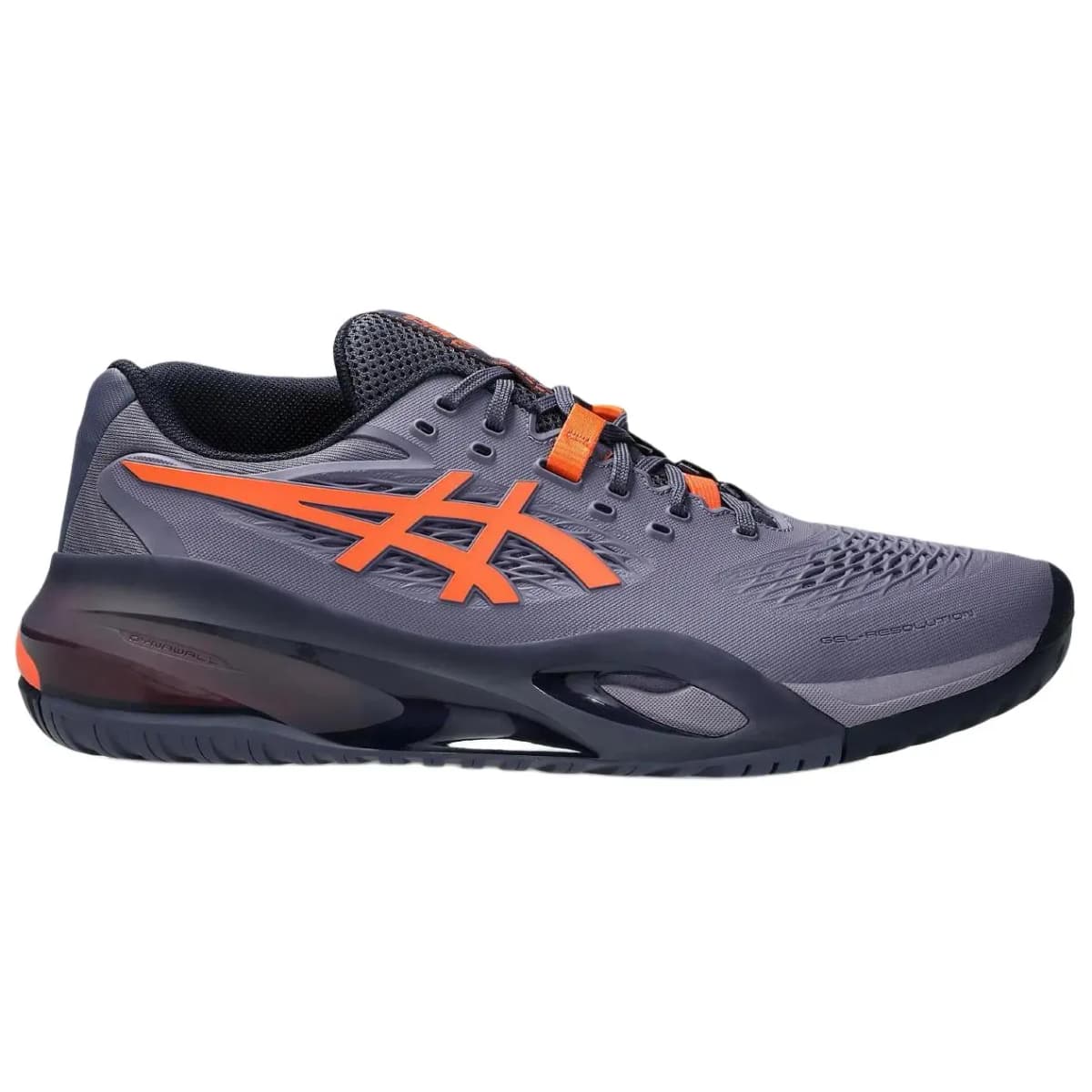 Asics Tennis Ayaqqabısı Kişi Bənövşəyi/Narıncı 2