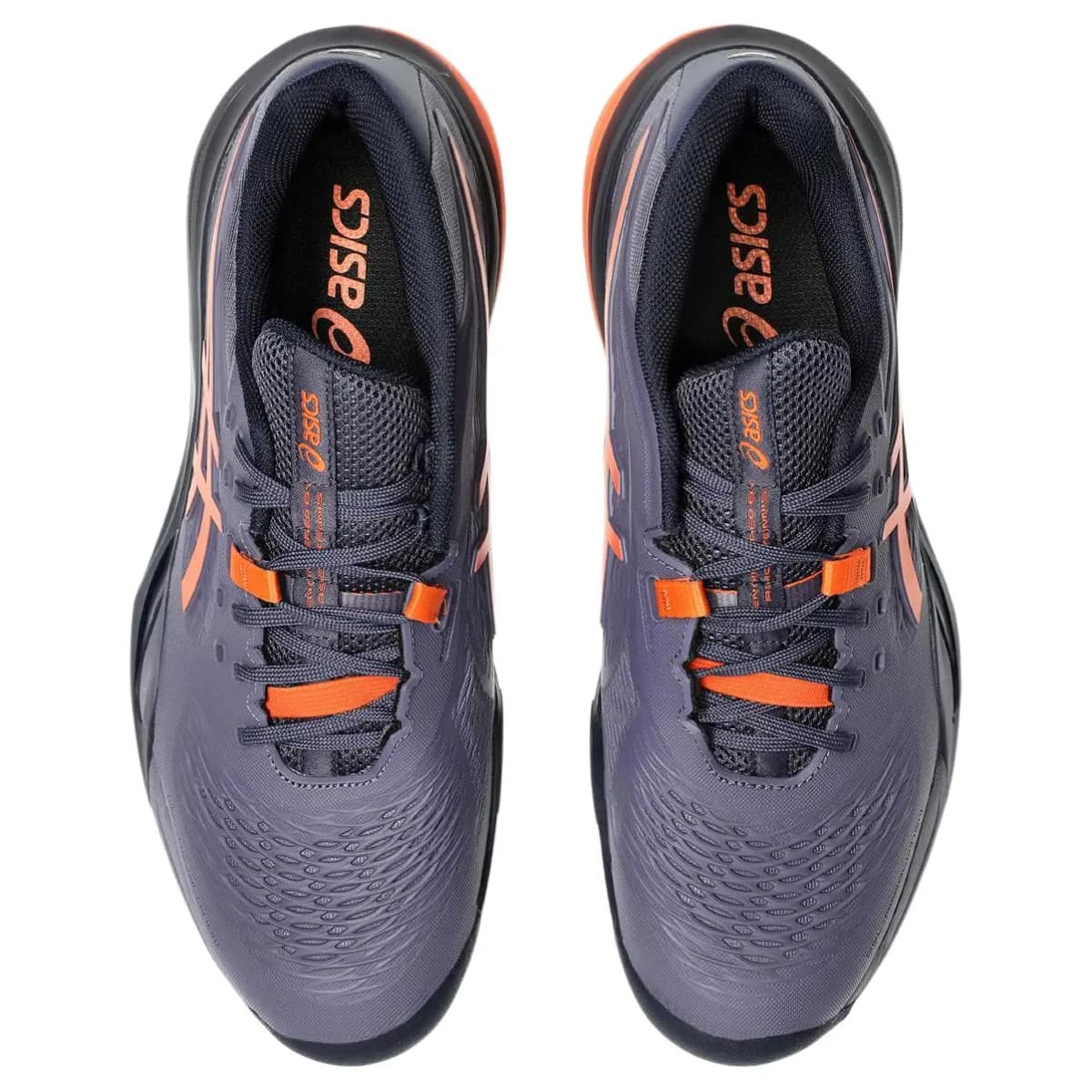 Asics Tennis Ayaqqabısı Kişi Bənövşəyi/Narıncı 4