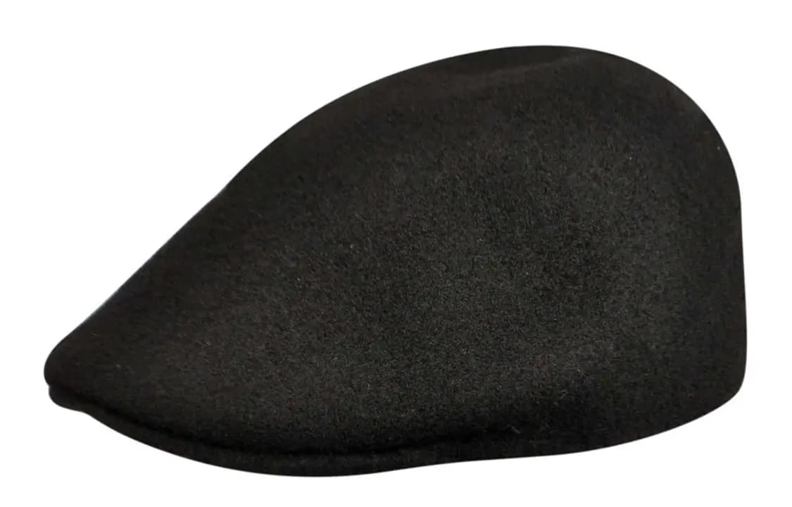 KANGOL Embroidered Logo Yun Beret Unisex Qara 2