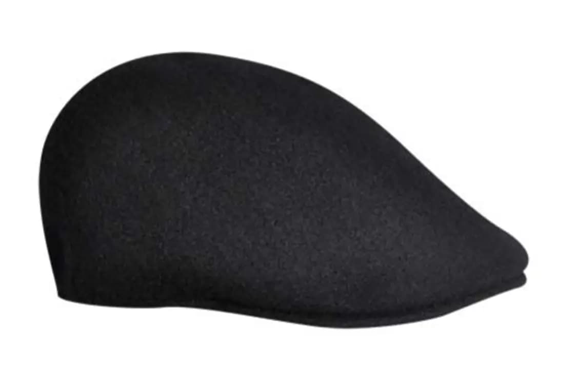 KANGOL Embroidered Logo Yun Beret Unisex Qara 3