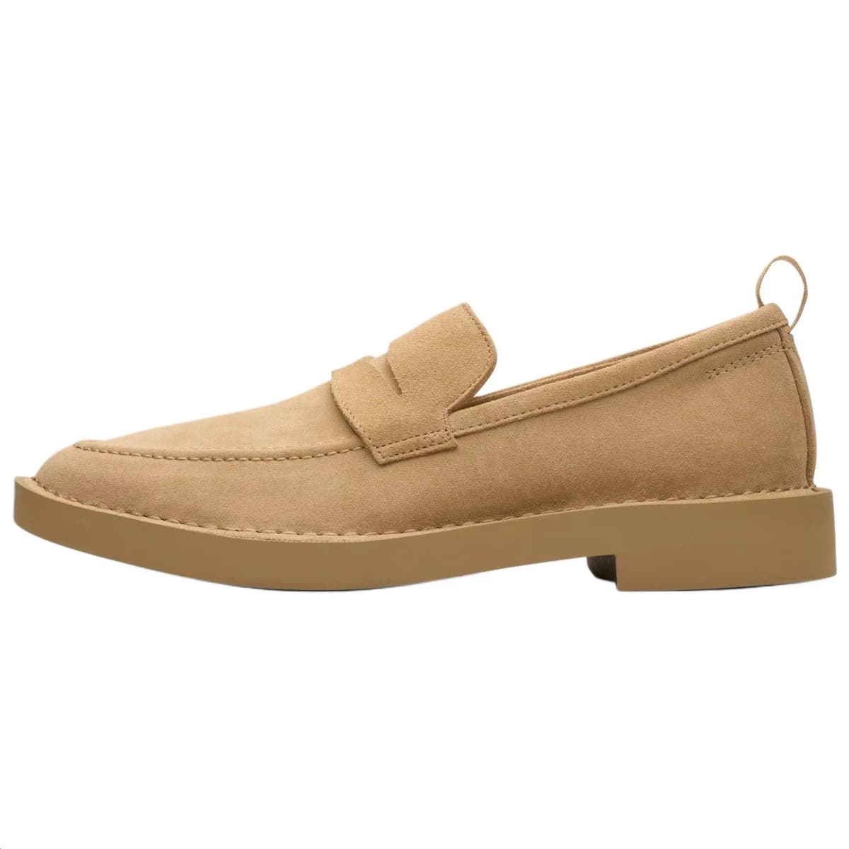 Clarks Martock Lo Dəri Kişi Loafer Qəhvəyi