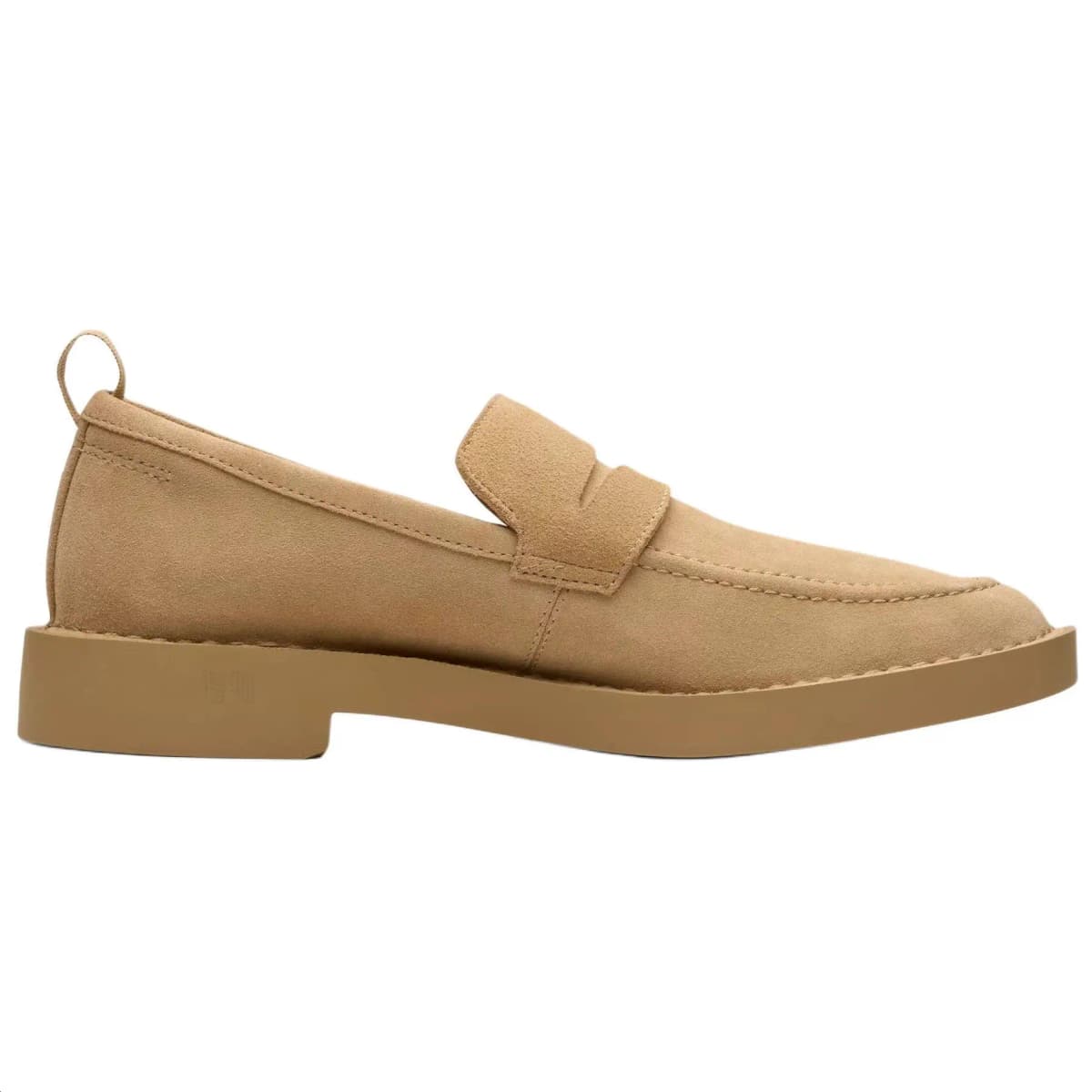 Clarks Martock Lo Leather Fashion Versatile Loafers Men's Brown 2
