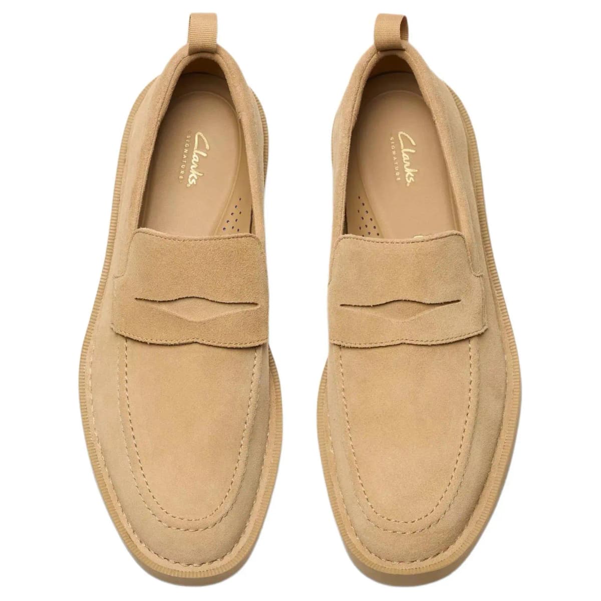 Clarks Martock Lo Leather Fashion Versatile Loafers Men's Brown 4