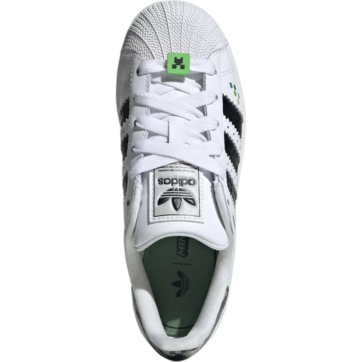 Adidas Originals SUPERSTAR Low-Top Uşaq Skeyt Ayaqqabısı Ağ/Qara 3